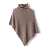 Donna - Top poncho - Miscela di lana - Scollo a cappuccio