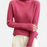 Valmonti | Maglione dolcevita spesso a coste da donna