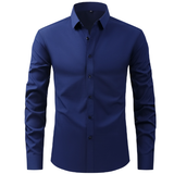 Camicia formale elasticizzata da uomo senza rughe Premium