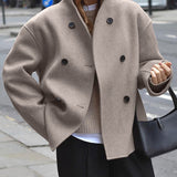 Giacca Oversized da Donna – Con Cappuccio, Adatta per Autunno e Inverno
