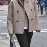 Giacca Oversized da Donna – Con Cappuccio, Adatta per Autunno e Inverno