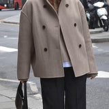 Giacca Oversized da Donna – Con Cappuccio, Adatta per Autunno e Inverno