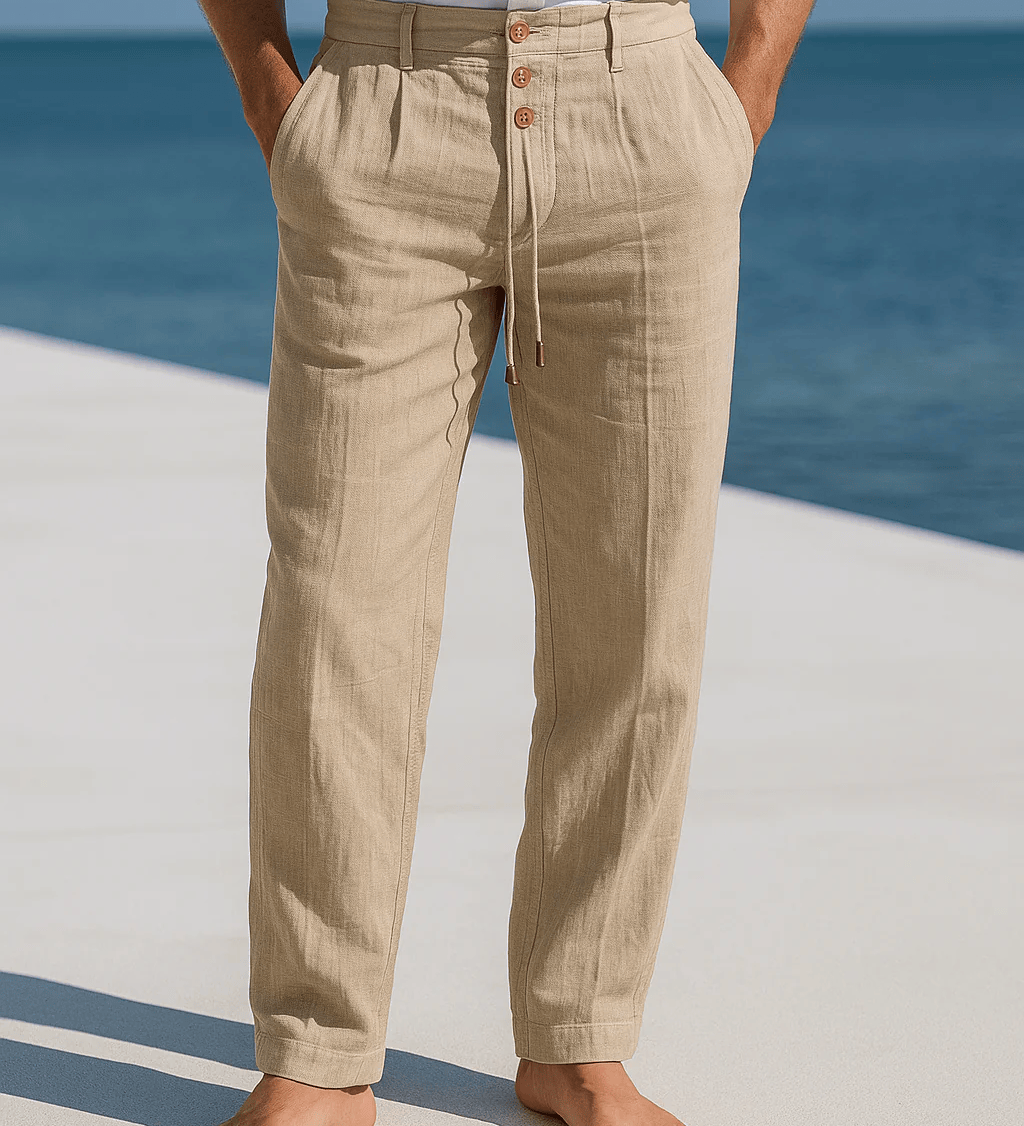 Varel | Pantaloni comodi in lino