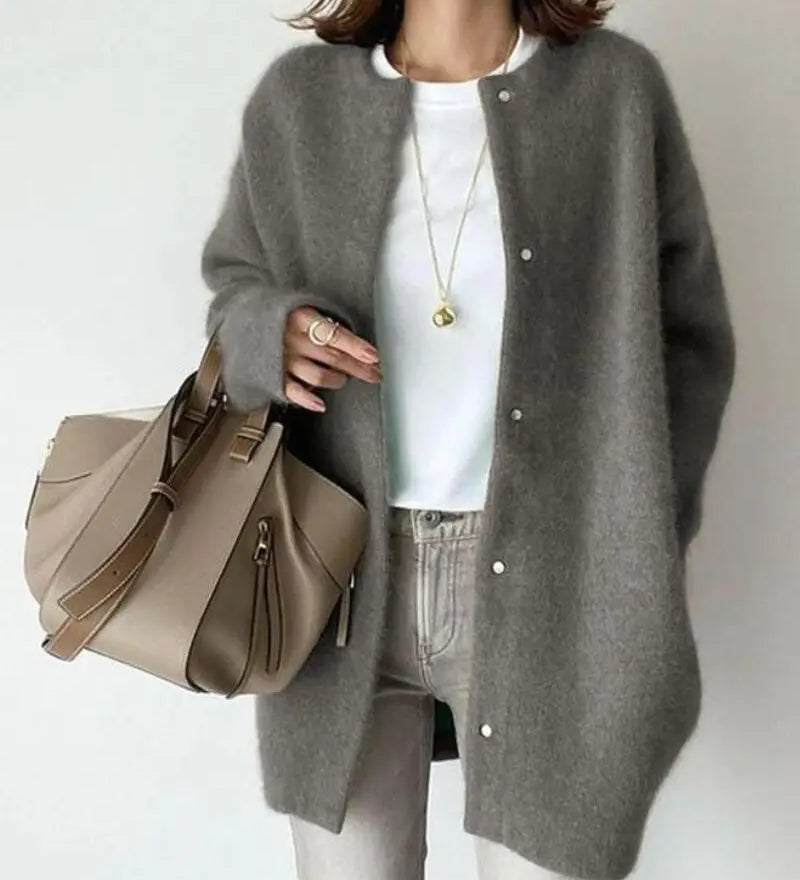 Cardigan in Lana da Donna – Strato Elegante, Leggero e Caldo per l'Uso Quotidiano