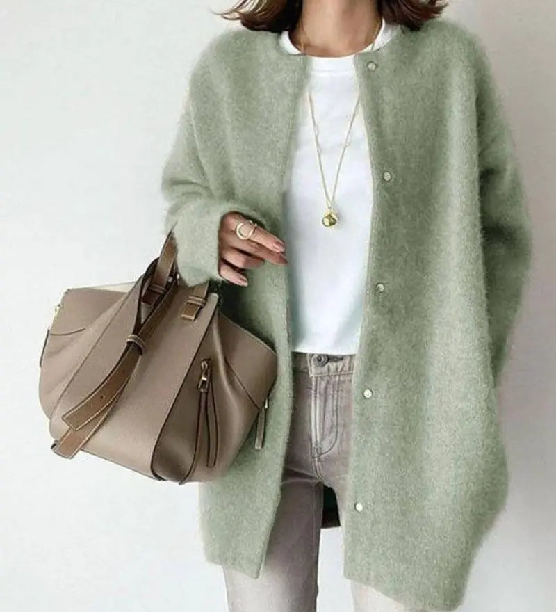 Cardigan in Lana da Donna – Strato Elegante, Leggero e Caldo per l'Uso Quotidiano