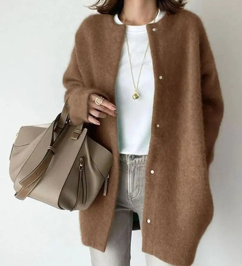 Cardigan in Lana da Donna – Strato Elegante, Leggero e Caldo per l'Uso Quotidiano