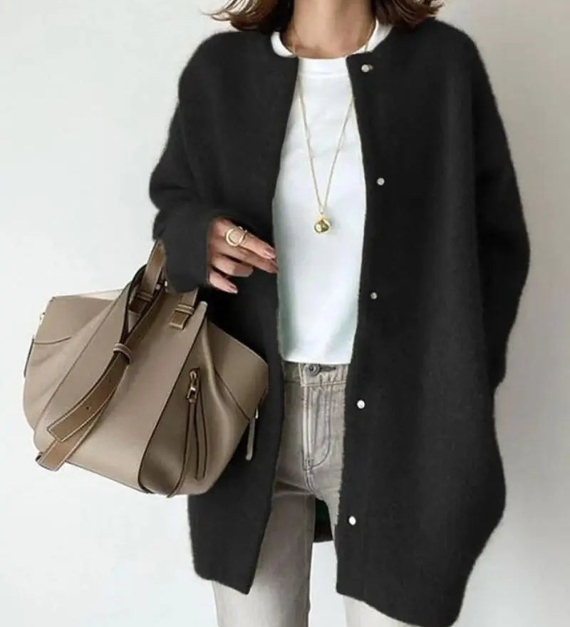 Cardigan in Lana da Donna – Strato Elegante, Leggero e Caldo per l'Uso Quotidiano