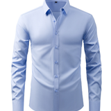 Camicia formale elasticizzata da uomo senza rughe Premium