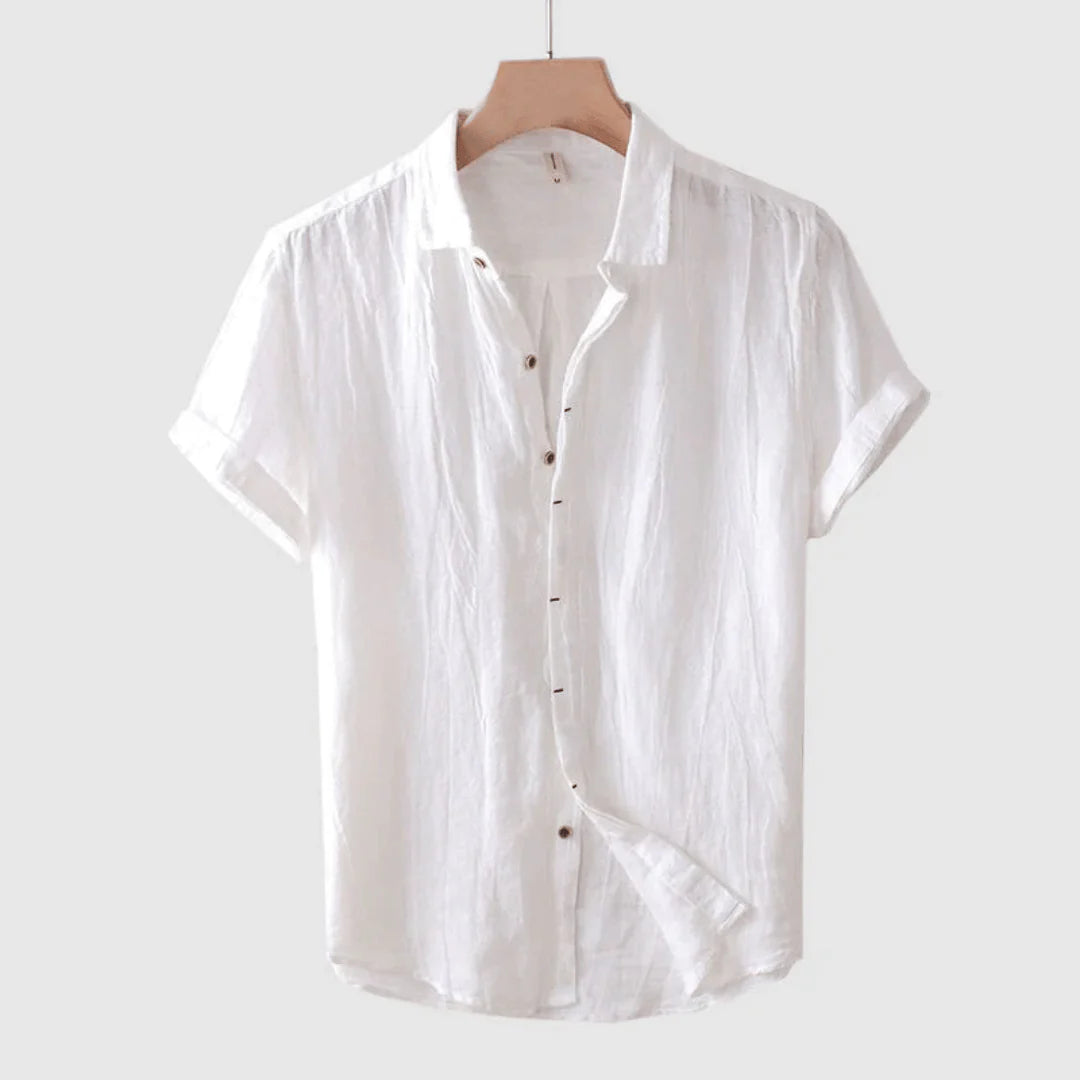 Varel | Camicia elegante a maniche corte con bottoni