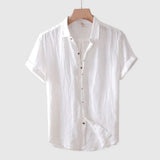 Varel | Camicia elegante a maniche corte con bottoni