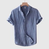 Varel | Camicia elegante a maniche corte con bottoni