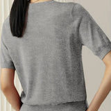 Top Slim Fit Donna – Maniche Corte, Adatto per Primavera e Estate