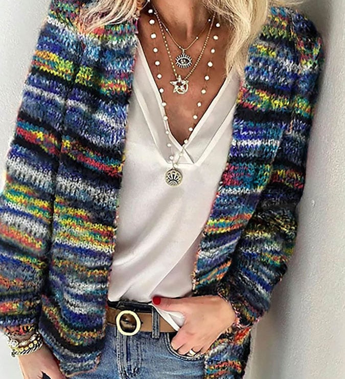 Gilet Oversized da Donna – Casual, Adatto per Autunno e Inverno