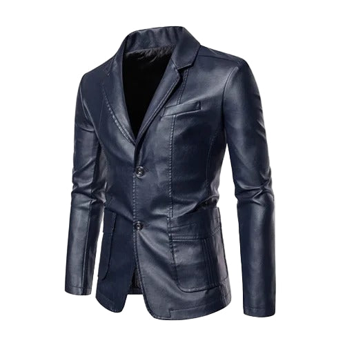 Giorgia™ | Giacca in pelle con tasche strutturate