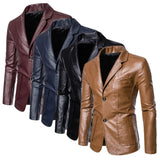 Giorgia™ | Giacca in pelle con tasche strutturate