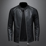 Chiara™ | Giacca in pelle con zip frontale