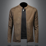 Claudia™ | Giacca in pelle con zip frontale