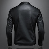 Chiara™ | Giacca in pelle con zip frontale