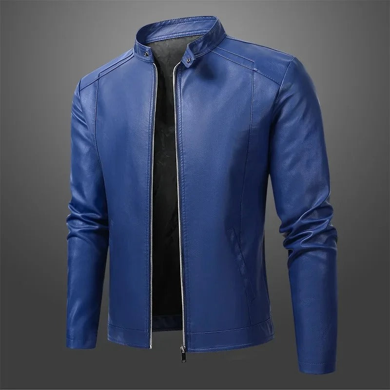 Miriam™ | Giacca biker in pelle con linee morbide