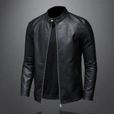Chiara™ | Giacca in pelle con zip frontale