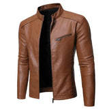 Ilaria™ | Giacca in pelle con zip frontale