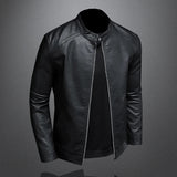 Chiara™ | Giacca in pelle con zip frontale