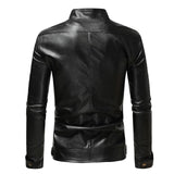 Rebecca™ | Giacca in pelle con zip frontale