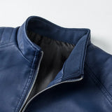 Aurora™ | Giacca in pelle con collo rialzato