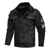 Maria™ | Giacca in pelle con interno in pile