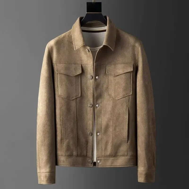 Francesca™ | Giacca in pelle con zip frontale