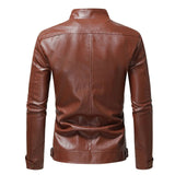 Rebecca™ | Giacca in pelle con zip frontale