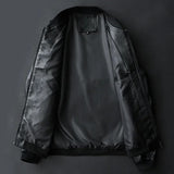 Camilla™ | Giacca biker in pelle con collo rialzato