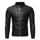 Adriana™ | Giacca in pelle con collo alto