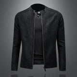 Claudia™ | Giacca in pelle con zip frontale