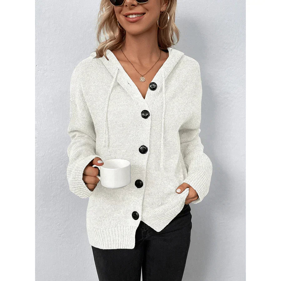 Maglione con cappuccio e manica lunga da donna – Morbido, caldo, comodo, casual, alla moda, quotidiano