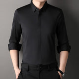 Varel | Camicia elasticizzata antipiega da uomo