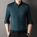 Varel | Camicia elasticizzata antipiega da uomo