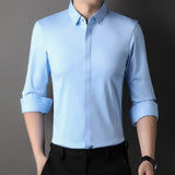 Varel | Camicia elasticizzata antipiega da uomo