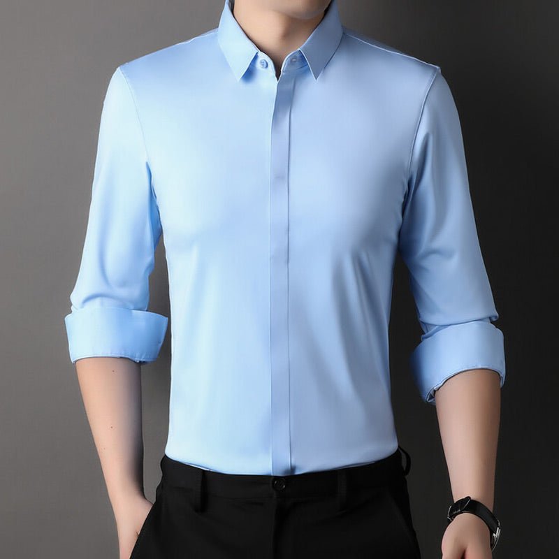 Varel | Camicia elasticizzata antipiega da uomo