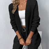 Cardigan lungo donna con tasche - Elegante e pratico