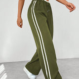Pantaloni Jogging Donna a Vita Alta – Vestibilità Sportiva per Uso Casual