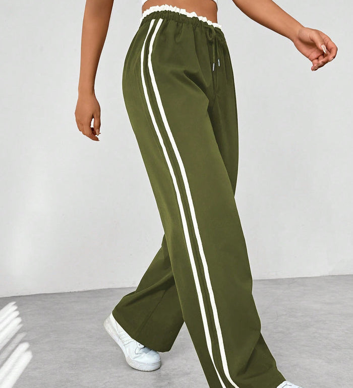 Pantaloni Jogging Donna a Vita Alta – Vestibilità Sportiva per Uso Casual