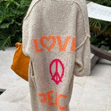 Cardigan Oversize Donna – Casual, Adatto per Primavera e Autunno