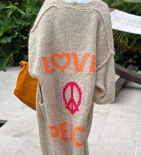 Cardigan Oversize Donna – Casual, Adatto per Primavera e Autunno