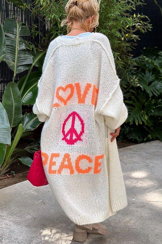 Cardigan Oversize Donna – Casual, Adatto per Primavera e Autunno