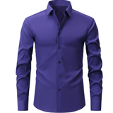 Camicia formale elasticizzata da uomo senza rughe Premium