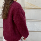 Donna - Morbido maglione invernale rilassato - Collo rotondo