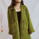 Donna - Cardigan a maglia grossa