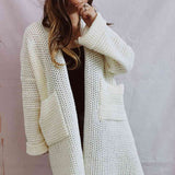 Donna - Cardigan a maglia grossa