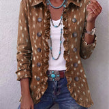 Matilde™ | Giacca con stampa animalier e volant